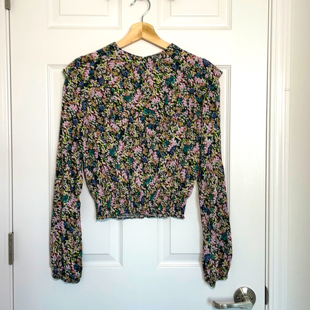 Floral long sleeve shirt